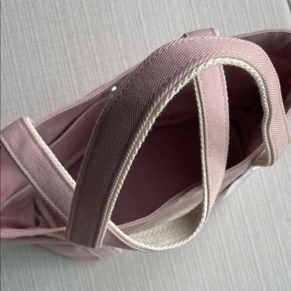Lululemon Daily Multi-Pocket Mini Canvas Tote Bag 6.5L - mink berry light ivory - Picture 11 of 15